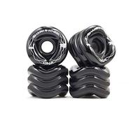 SharKWHEEL Shark Wheel Roues de longboard DNA 72 mm Noir 78A