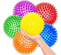 SHARLOVY 3.5" Ballon Jouet Chien,6 Pack Squeaky Jouets, Boule Spiky Durable | Jouet chiot,jouet à mâcher mignon pour dentition, chiens petits à moyens, jouet peluche doux pour animal, dans coffret cadeau