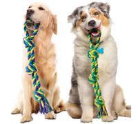 SHARLOVY jouet en corde pour chien, jouets interactifs à mâcher en coton durable pour chiens agressifs et de petite, moyenne à grande race (lot de 2)