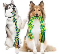 SHARLOVY Jouets à Mâcher Indestructibles pour Chiens Agressifs de Grande Taille - Robustes Contre l'Ennui - Jouets en Corde