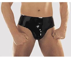 Sharon Sloane Slip en Latex Noir pour Homme Taille L