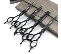 Sharonds Japan 440c laser cut, ciseaux de coupe de coiffeur professionnel de 6 pouces, ciseaux super tranchants(6 pouces - 4PC)