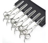 SHARONDS Lot de 6 ciseaux de coiffure professionnels en acier inoxydable de 6 pouces