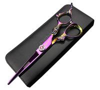 Sharonds Violet Coiffure Ciseaux de salon de coiffure Ciseaux 5,5 pouces Barber Ciseaux Set(Ciseaux de coupe de 5,5 pouces)