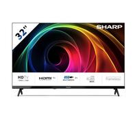 Sharp TV LED 32" HD Ready Nero con Hotel TV Mode - 3 HDMI, 2 USB