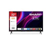 SHARP 32HE2245EW Téléviseur LED Smart TV HD 32", sans cadre, triple tuner DVB-T2/C/S2, Wi-Fi, HDR10, HLG, Netflix, Disney+, YouTube, Google Cast, 3X HDMI ARC, CI+, Dolby Digital Plus, TiVo OS