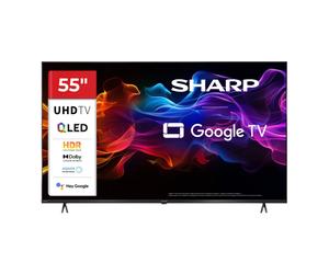 Sharp 55HP5265E Téléviseur 4K Ultra HD QLED Google TV - 140 cm