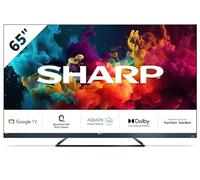 SHARP 65FQ5EG Quantum Dot Google TV, 164 cm (65"), 4K, Ultra HD, QLED, Google TV, Smart TV sans cadre, Dolby Atmos, Dolby Vision IQ, HDMI 2.1 avec eARC