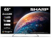 SHARP 65JP7265E 4K QLED MiniLED Smart TV, Google TV, son Harman/Kardon, Dolby Vision & Dolby Atmos, gradation locale, HDMI 2.1 eARC, triple tuner, Bluetooth, Wi-Fi