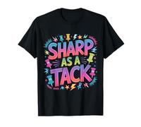 Sharp As A Tack Clever Witty Smart Puns |- T-Shirt