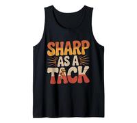 Sharp As A Tack Jeux de Mots intelligents et Pleins d'esprit Débardeur