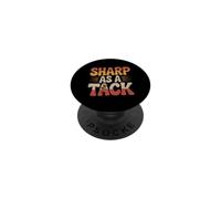 Sharp As A Tack Jeux de Mots intelligents et Pleins d'esprit PopSockets PopGrip Adhésif