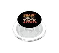 Sharp As A Tack Jeux de Mots intelligents et Pleins d'esprit PopSockets PopGrip pour MagSafe