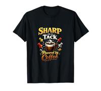 Sharp as a Tack propulsé par Coffee Teacher Graphic T-Shirt