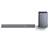 SHARP Barre de son Dolby Atmos 3.1 avec son surround virtuel 3D et subwoofer sans fil, Bluetooth, expérience 4K, HT-SBW460