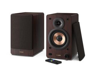 Sharp BOOKSHELF SPEAKERS 2-voies Marron Avec fil &sans fil 60 W