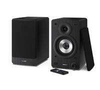Sharp Bookshelf Speakers 2-voies Noir Avec fil &sans fil 60 W