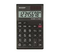 Sharp Calculatrice de bureau el-310anwh Noir/Blanc