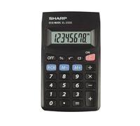 Sharp Calculatrice de poche EL233SBBK Noir