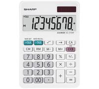 Sharp Calculatrice de poche EL-310W blanc Écran: 8 Pile(s), solaire