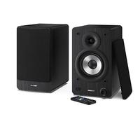 Sharp Enceintes d'étagère CP-SS30 - 60 W (2x30 W) - Bluetooth v5.0 - Noir - Paire