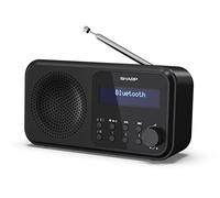 SHARP DR-P420 (BK) Radio numérique Portable Tokyo (Dab/Dab+/FM avec RDS, Bluetooth, USB ou Piles) Noir