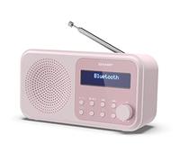 SHARP DR-P420 (PK) Radio numérique Portable Tokyo (Dab/Dab+/FM avec RDS, Bluetooth, USB ou Piles) Rose