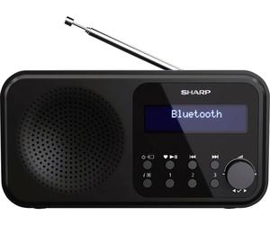 Sharp DR-P420 Radio de table DAB+, DAB, FM Bluetooth, USB fonction réveil noir