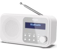 SHARP DR-P420 Radio numérique portable, USB, Bluetooth 5.0, connecteur 3,5 mm, noir