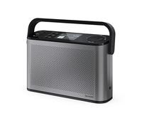 Sharp DR-P540(GY) Radio numérique Portable Osaka, Dab+, Dab et FM avec RDS, Bluetooth 5.3, écran Couleur 2,4", Alimentation USB-C ou Batterie au Lithium intégrée, Haut-Parleur intégré, Connexion