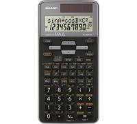Sharp EL-520 T-GY Calculatrice scolaire noir, violet (l x H x P) 80 x 14 x 158 mm