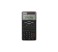 Sharp Calculatrice scolaire EL-531TG — affichage 10 chiffres, solaire et pile, blanche