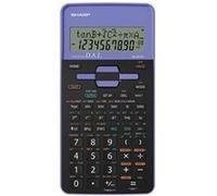 Sharp Calculatrice scientifique EL-531TH de poche Noir, Violet G