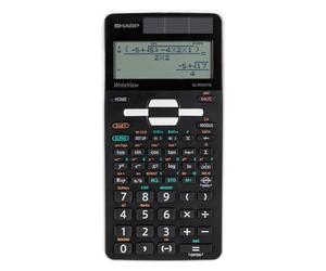 Sharp EL-W550TG Calculatrice Scientifique (D.A.L.), Solaire, WriteView, Noir