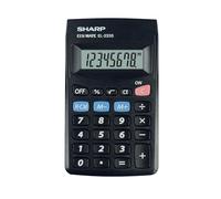 Sharp EL233SBBK Calculatrice de poche, Noir