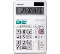 Sharp EL-320W Calculatrice de poche blanc Ecran: 12 à pile(s), solaire