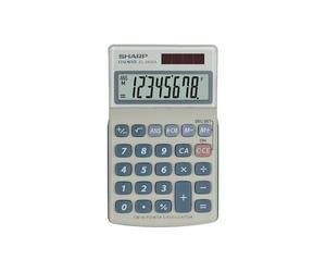 Sharp Elsi Mate EL-240SAB - Calculatrice de poche - 8 chiffres - panneau solaire, pile