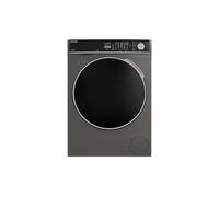 SHARP ES-MFL814CAA-DE Machine à laver à chargement frontal | 8 kg | 1400 tr/min | Classe énergétique A | Moteur onduleur | AquaStop | Écran tactile LED | Vapeur | Filtre en microfibre | Gris expresso