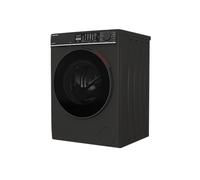 Sharp ES-WNFL814CMDA-DE Machine à laver 8 kg, classe énergétique A, 1400 tr/min, WiFi, Advanced Inverter Motor, AquaStop, écran LED, noir mat