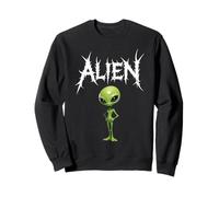 Sharp Green Alien Space Esthétique Vêtements Sweatshirt