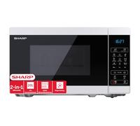 Micro-Onde + Gril YC-MG02EW 20L 800W 220V Décongélation Acier Inoxydable Noir