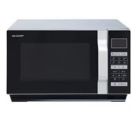 Sharp Home appliences r760s micro-ondes combiné plan de travail 23L 900 W Noir, Argent Four à micro-ondes