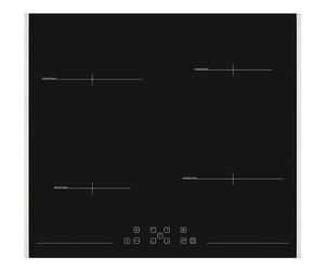 Sharp KH-6I19FT0K-EU Plaque de cuisson à induction, 60 cm, avec 4 zones, PowerBoost, TouchControl, cadre latéral en acier inoxydable