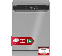 Sharp LAVE-VAISSELLE 60 CM AUTONOME 14 PLACES 9 PROGRAMMES AQUASTOP PORTE DE VOITURE MOTEUR INVERTER SILENCIEUX 42 DB QUICKWASH ECOWASH QW-NA3YF42AI-DE