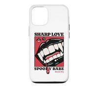 Sharp Love Vampire Crocs Lèvres Gothique Halloween Spooky Babe Coque pour iPhone 12/12 Pro