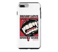 Sharp Love Vampire Crocs Lèvres Gothique Halloween Spooky Babe Coque pour iPhone 7 Plus/8 Plus