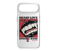 Sharp Love Vampire Crocs Lèvres Gothique Halloween Spooky Babe Coque pour iPhone Air
