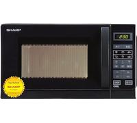 Sharp Micro-ondes 2 en 1 avec grill R642BKW, 20 L, noir