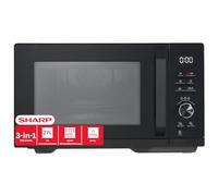 Sharp Micro-ondes Airfry 5 en 1 RCA271TB 900 W, grille de 1000 W, air chaud et fonction AirFry, convection 2100 W, 27 l, 28 dégivrage automatique, décongélation contrôlée par poids et temps