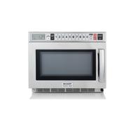Sharp - Micro-ondes pro à onduleur 19l inox 14 niveaux de puissance 30 préréglages programmables s6192ae